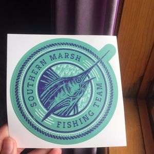 Southern marsh fishing team sticker